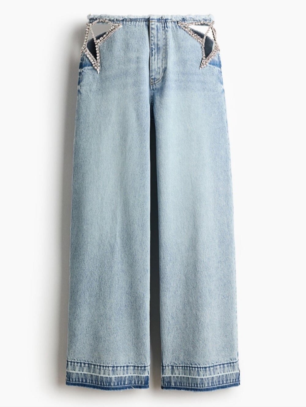 H&M Stella McCartney CRYSTAL-STAR STRAIGHT-LEG JEANS 16